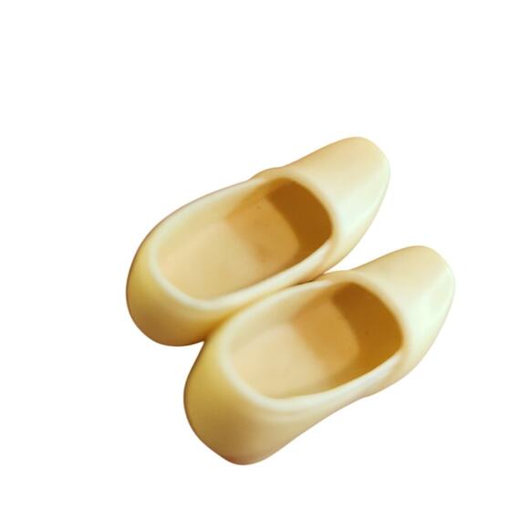 Vintage‎ Barbie Doll Shoes - Classic Yellow Heels & Wedges - Mattel 1960s-1980s - Picture 4 of 7